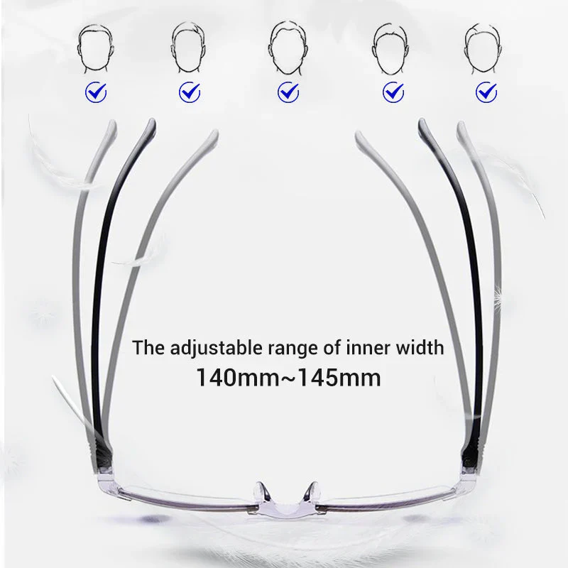 New Sapphire High Hardness anti-blue Dual-Use Reading Glasses