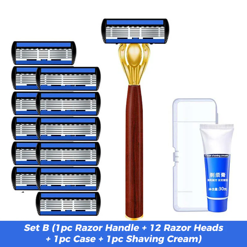 🔥2025 New Hot Sale 50% OFF🔥Advanced Manual Shaving Razor Blade Set