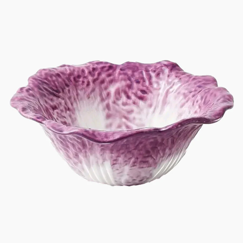 🥬 Cabbage Ceramic Art Dinner Plates✨