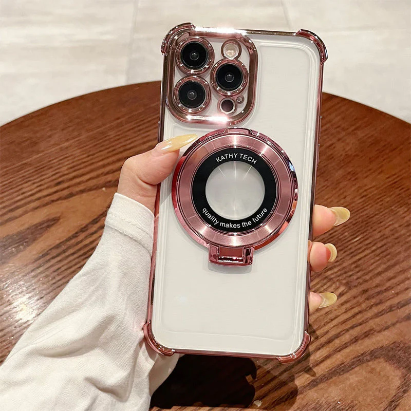🔥Limited Time 40% OFF🔥Magnetic Lens Protective Phone Case with Stand