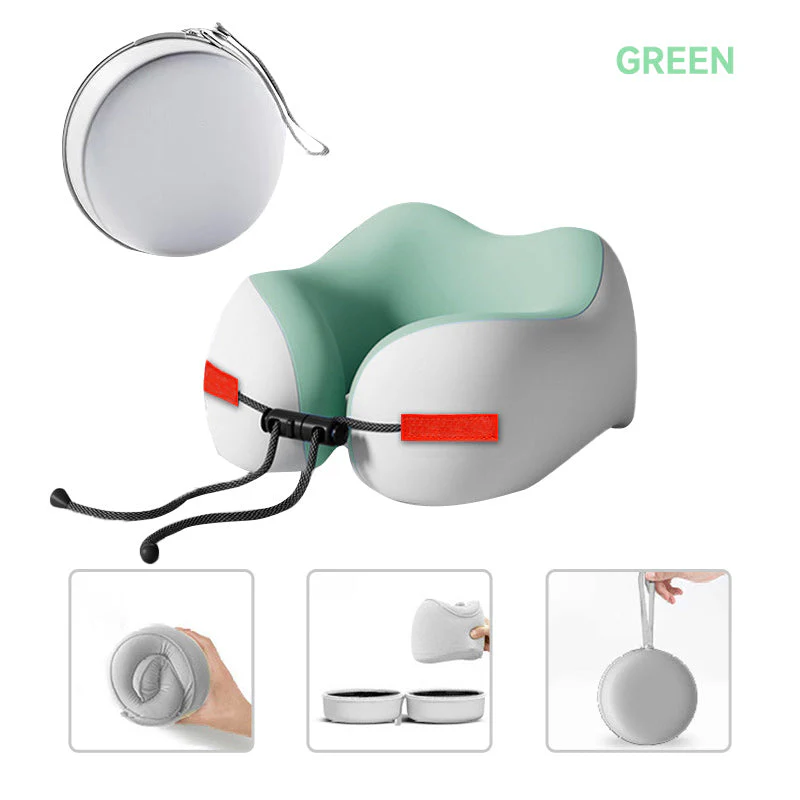 🔥Last Day Special ：50% OFF🔥Memory Foam U-Shaped Travel Neck Pillow💤