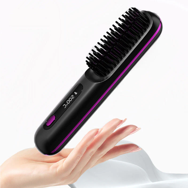 🔥Summer Hot Sale 49% Off🔥Wireless Ceramic Heating Hair Straightening Comb