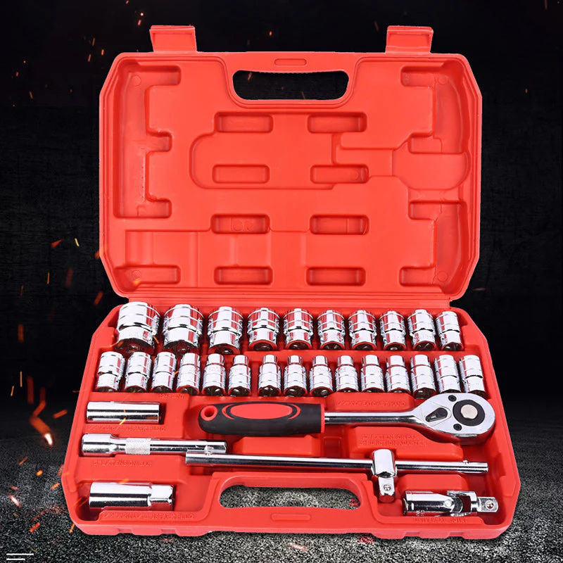 🔥New Year Promotion🔥37 PCS Car Repair Tool Kit