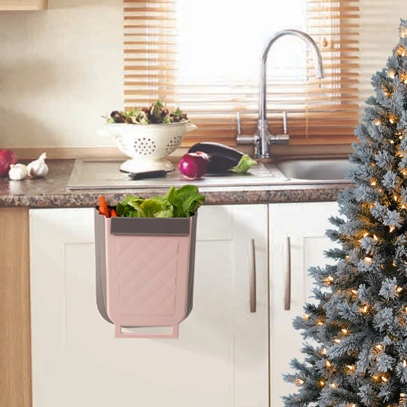 [🎁Practical Gift] Wall-Mounted Collapsible Kitchen Trash Can