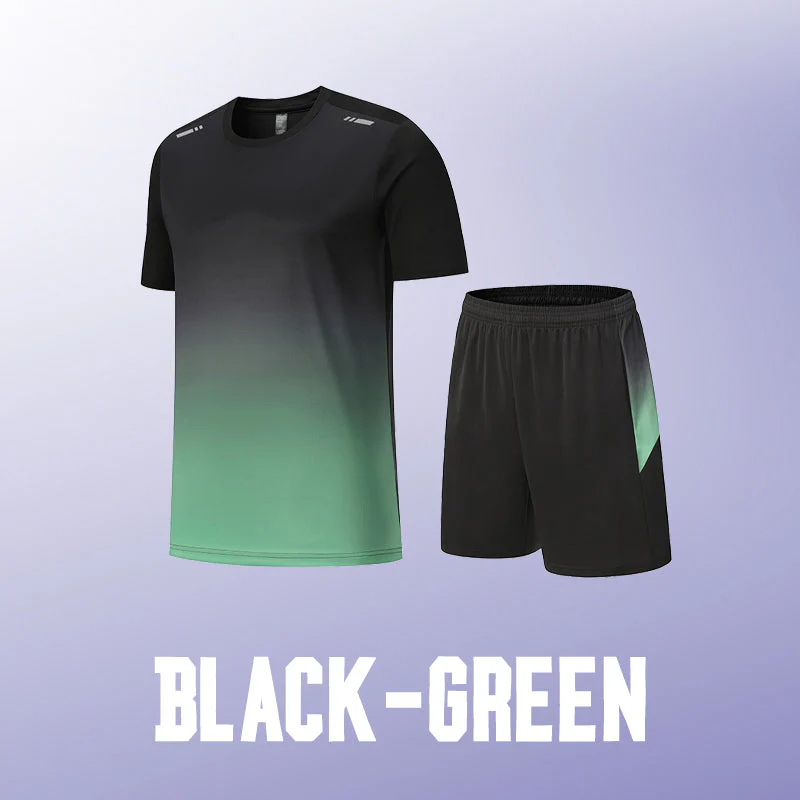 🎁Summer Hot Sale 50% OFF☀️💦Men’s Loose-Fit Breathable Quick-Drying Athletic T-Shirt & Shorts Tracksuit