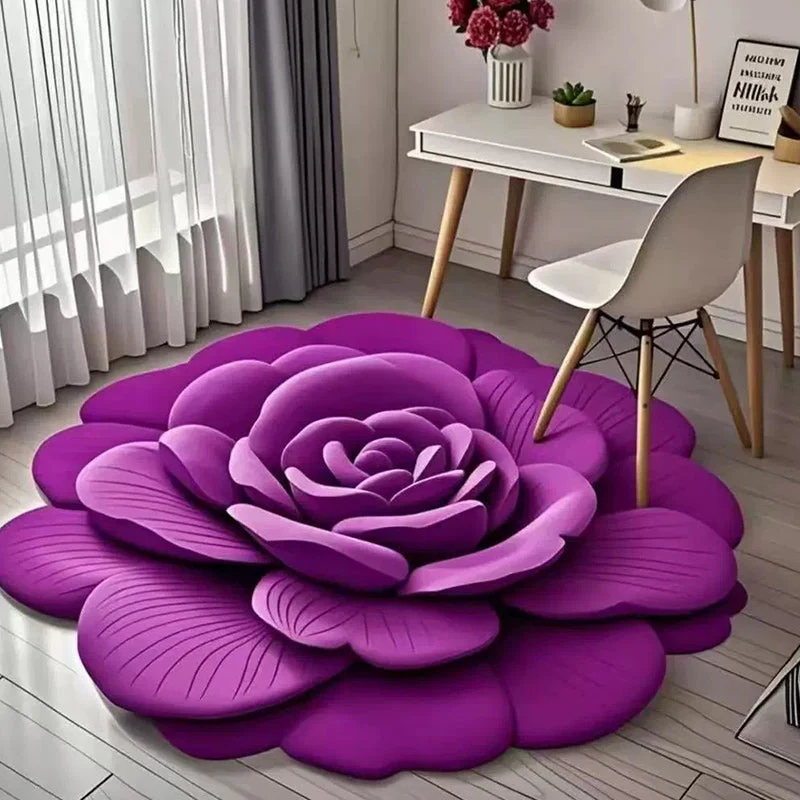 🏠2025 New Product-50% OFF🔥Floral Plush & Diatomaceous Earth Floor Mat✨