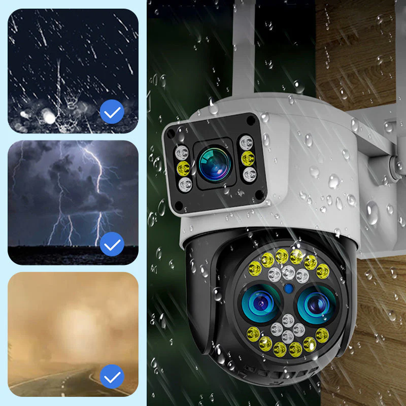 🔥Dual Screen Night Vision HD Surveillance Camera