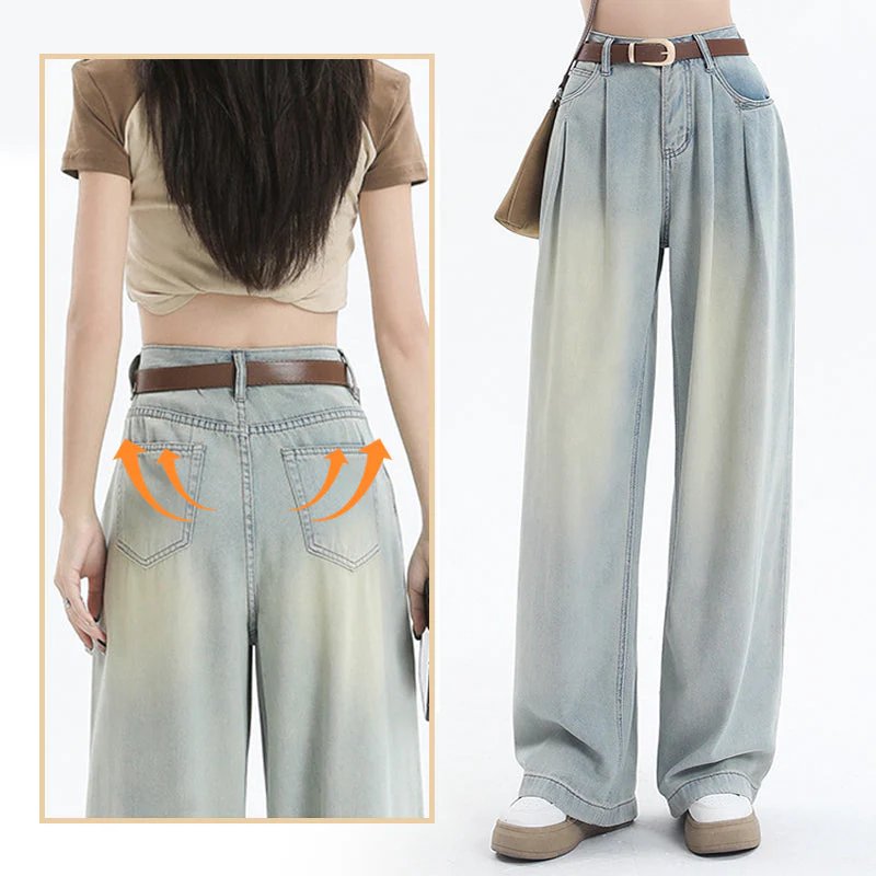 Women's High Waisted Wide Leg Jeans