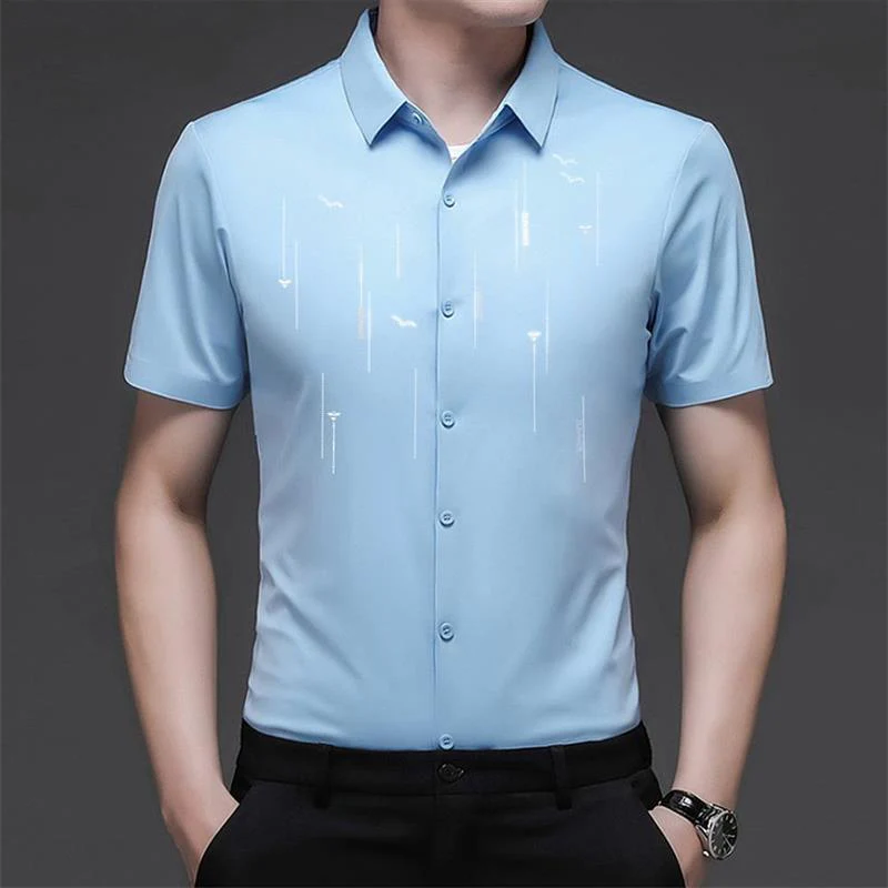 Summer anti-wrinkle silk shirt（⏰Limited Time Offer）