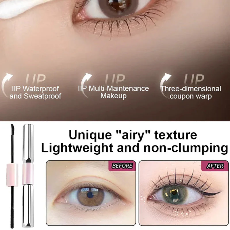 🔥LIMITED SALE BUY 1 GET 1 FREE!!👑Dual-Tip Waterproof Lengthening & Curl Mascara