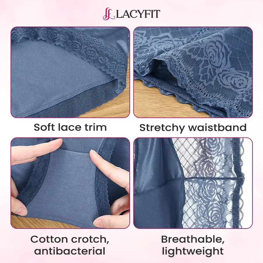 🌷Buy 2 Get 1 Free🌷Silky Comfort High Waist Hiplift Panties