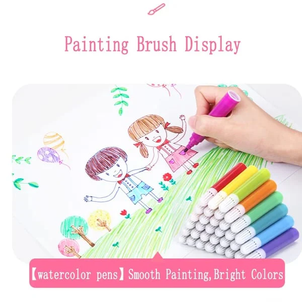 🎁Christmas Gift 🎄🎅🎨 50% OFF HOT PROMOTION! ✨ Deluxe 6-in-1 Art Creativity Set - Includes Drawing Tools & 12 Colors for Kids' Creative Development 🧑‍🎨🌟