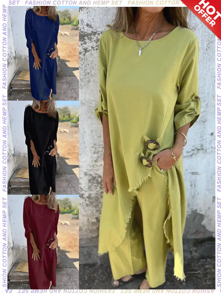 🎉Women's Irregular Dress and Loose Fit Pants