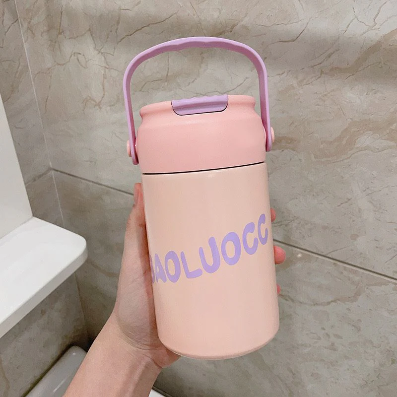 Stainless Steel Insulated Cooler Mug with Tea Silo Straw