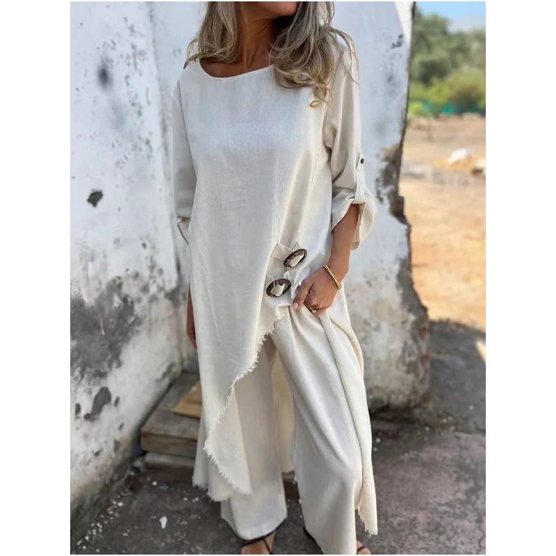 🎉Women's Irregular Dress and Loose Fit Pants