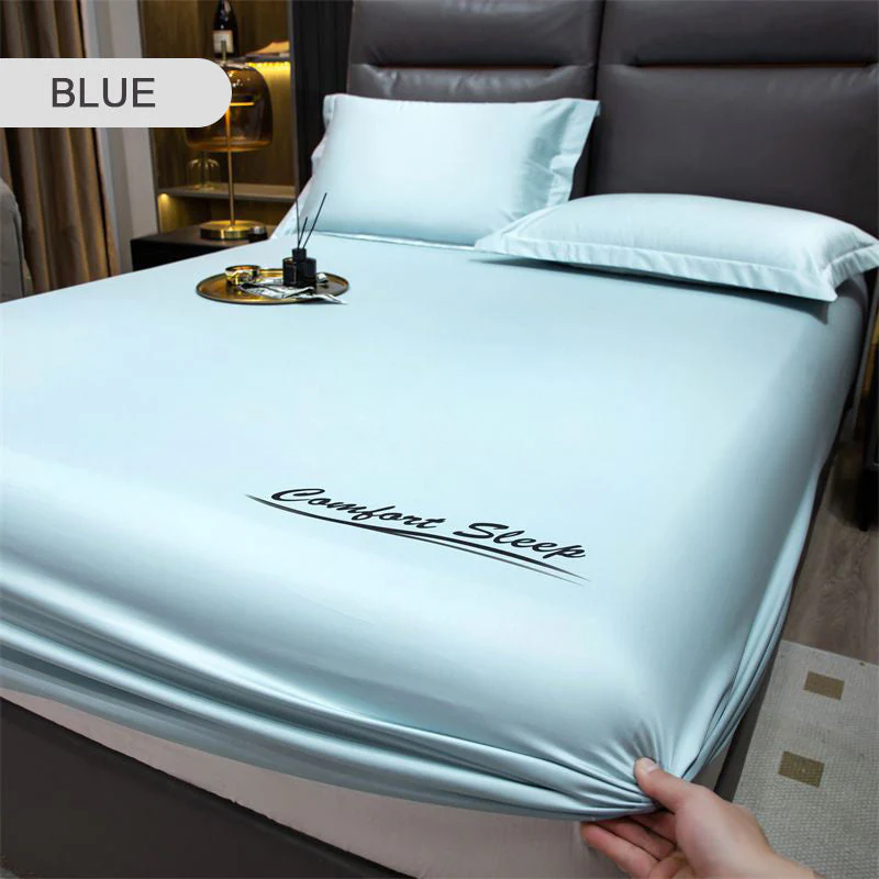 ✈️ Free Shipping ALL📦Summer Ice Cooling Silky Bed Fitted Sheet Pillow Cover🛏️