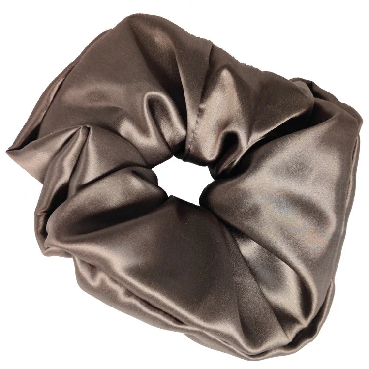 New Silk Large Intestine Loop Solid Bright Piggy Hair Loop Elastic Hair Rope Hair Loop Multiple Pack