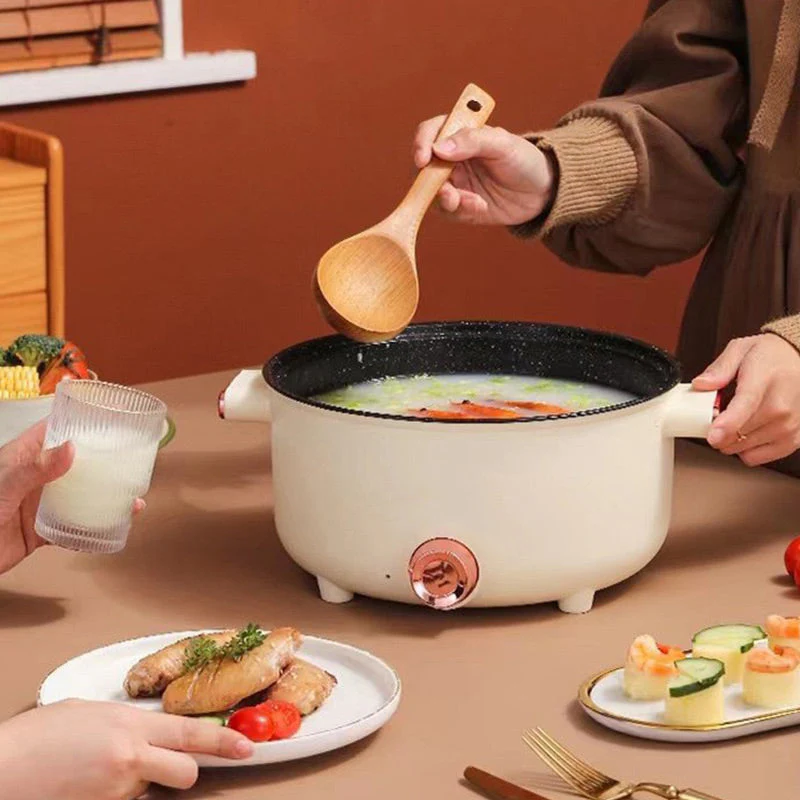 Multi-Functional Electric Non-Stick Pot with Steamer
