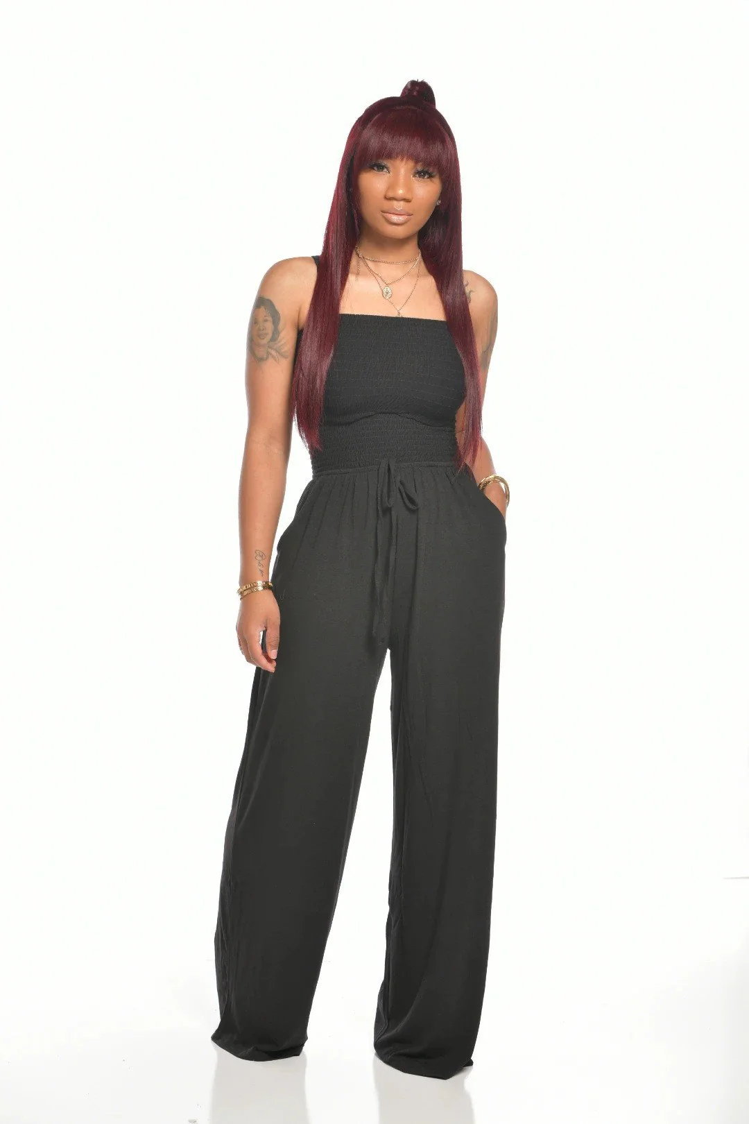 🎁2024 fashion trends💖The latest off-shoulder waist jumpsuit💖