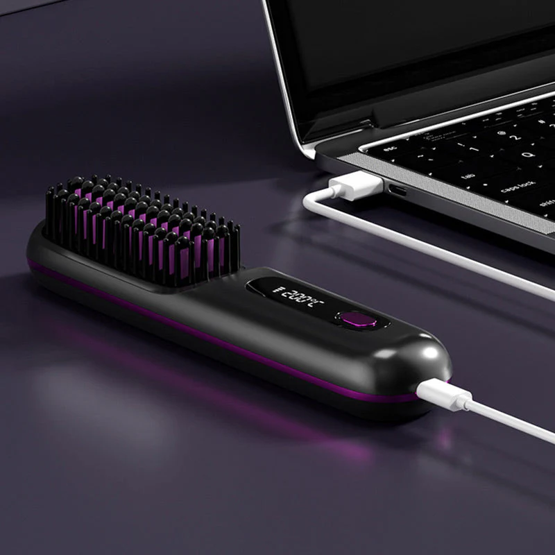 🔥Summer Hot Sale 49% Off🔥Wireless Ceramic Heating Hair Straightening Comb