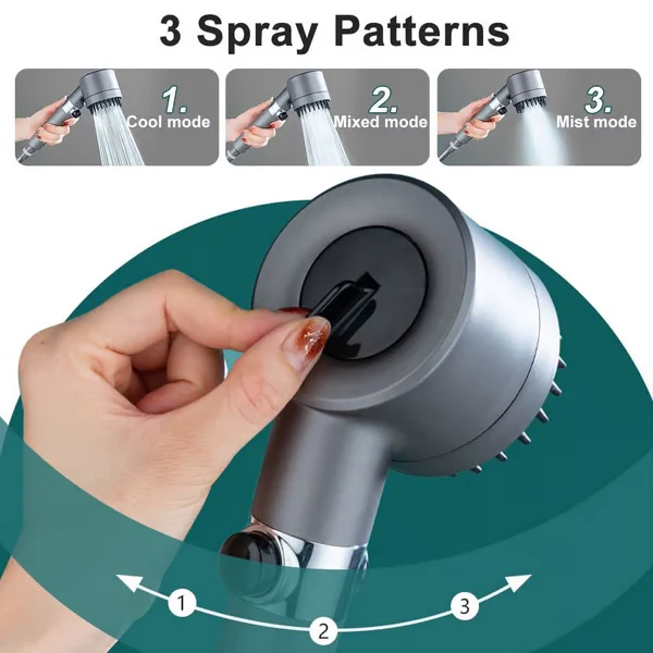 ✨Limited stock—Click now to grab yours🚿Multi-functional High Pressure Shower Head Set