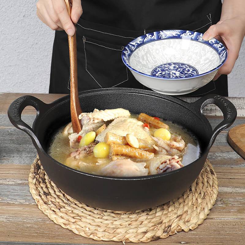 🔥Hot Sale 50% Off🔥Uncoated Thick Iron Pot