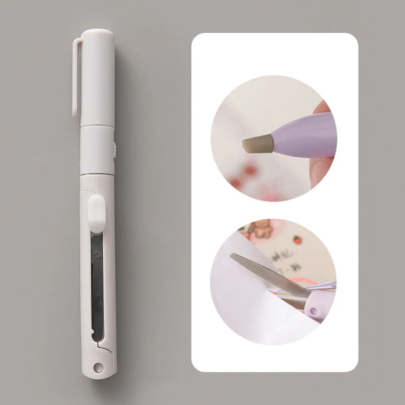Foldable Mini Scissors Ceramic Pencil