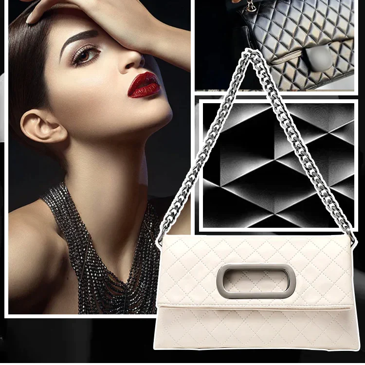 [Best Gift For Her] Square Buckle Versatile Chain Bag