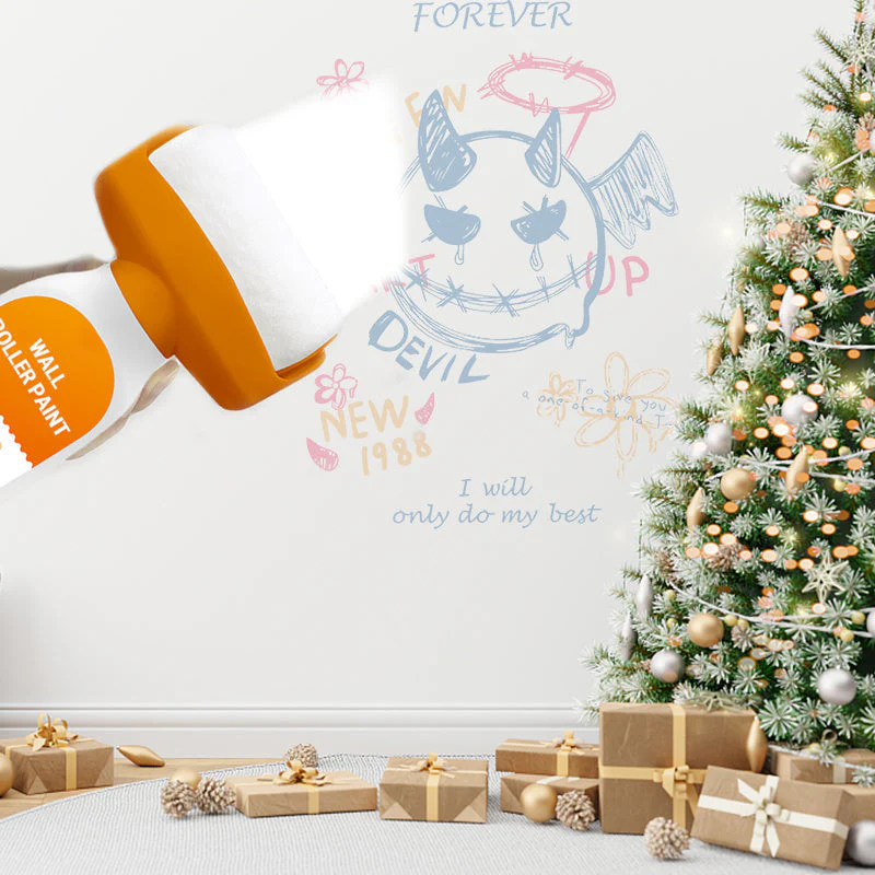 Festival promotion🎁Wall Repair Paint with Rolling Brush