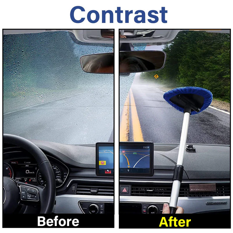 🔥Car Windshield Cleaning Tool Set - Extendable & 180° Rotatable📢📢Snatch up! Only 20 left, while supplies last!