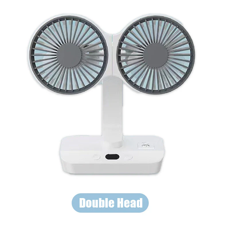 Desktop Oscillating Dual Head Fan