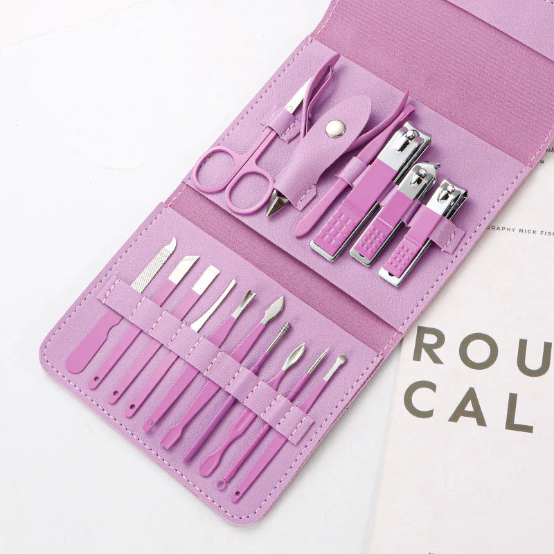 16 PCS Nail Care Set（Ten colors）