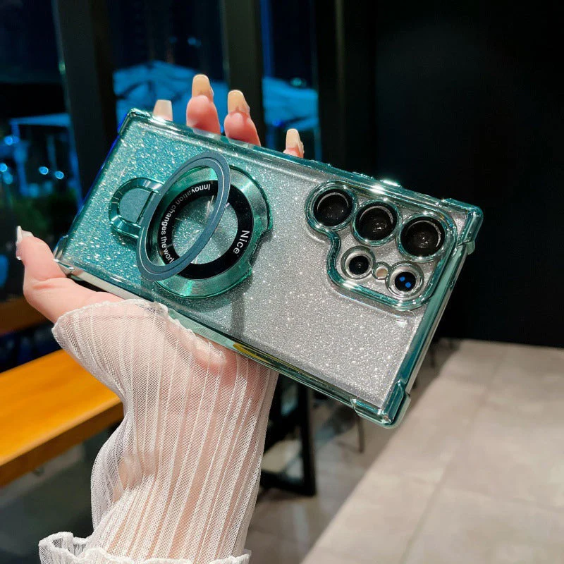 🔥🔥Magnetic Gradient Glitter Mobile Phone Cases for Samsung S22/23/24🔥