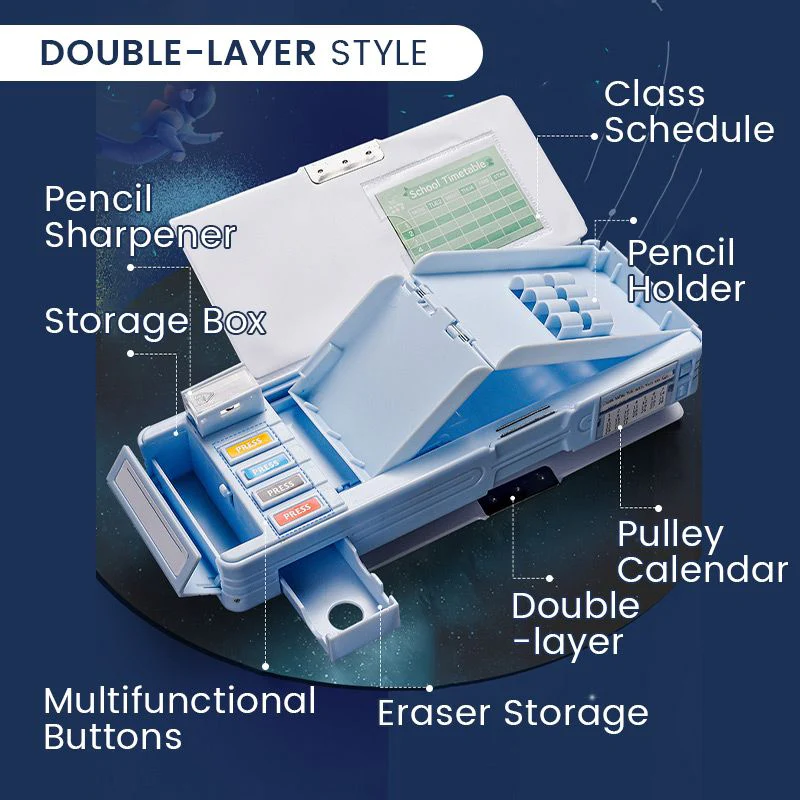 Large Capacity Multifunctional Pencil Case