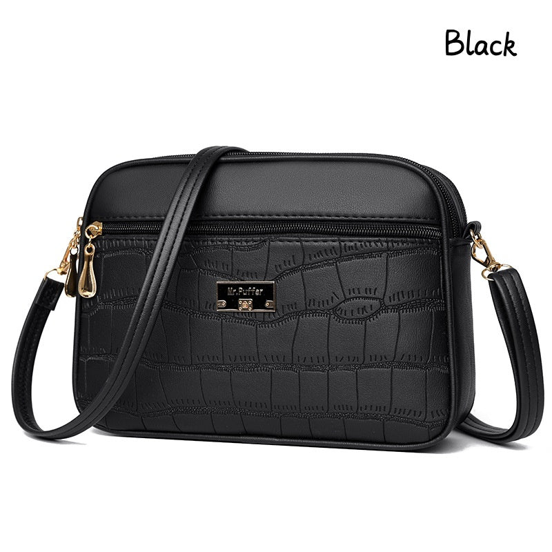 👜Women's Fashion Simple Faux Leather Crossbody Bag
