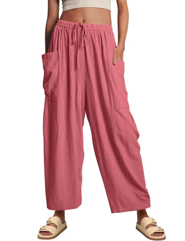 👖Women's Linen Casual Wide Leg Pants