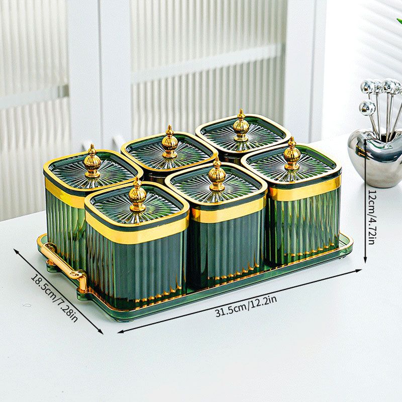 [High-grade Material] Multipurpose Light Luxury Pastry and Nut Sealed Jar