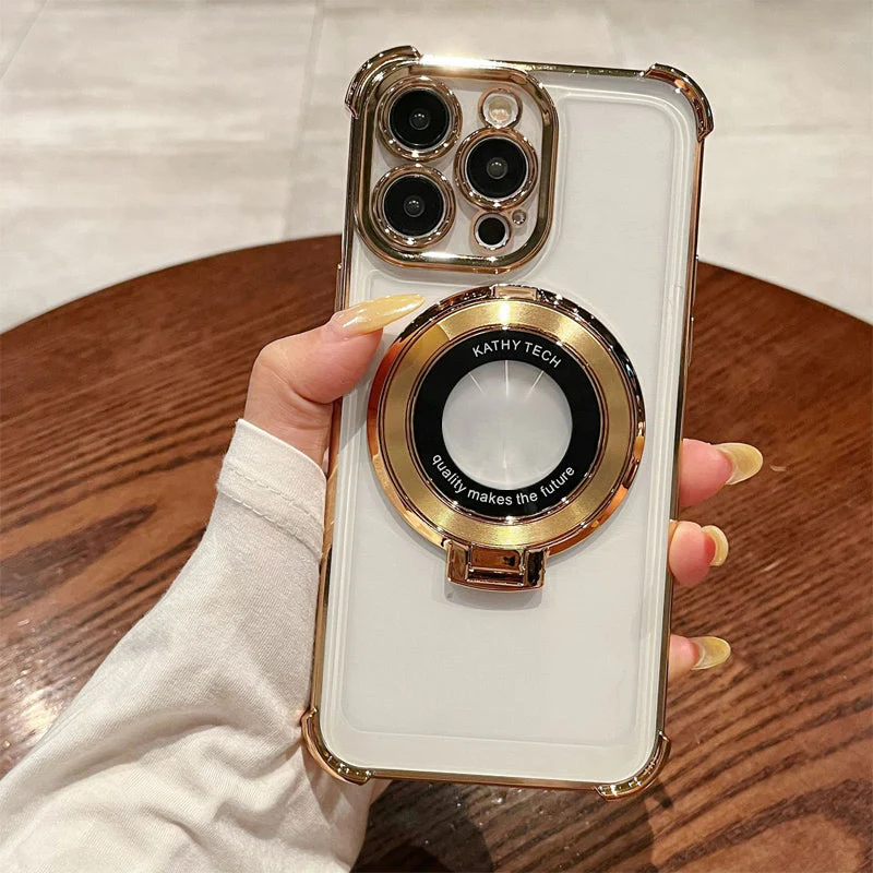 🔥Limited Time 40% OFF🔥Magnetic Lens Protective Phone Case with Stand