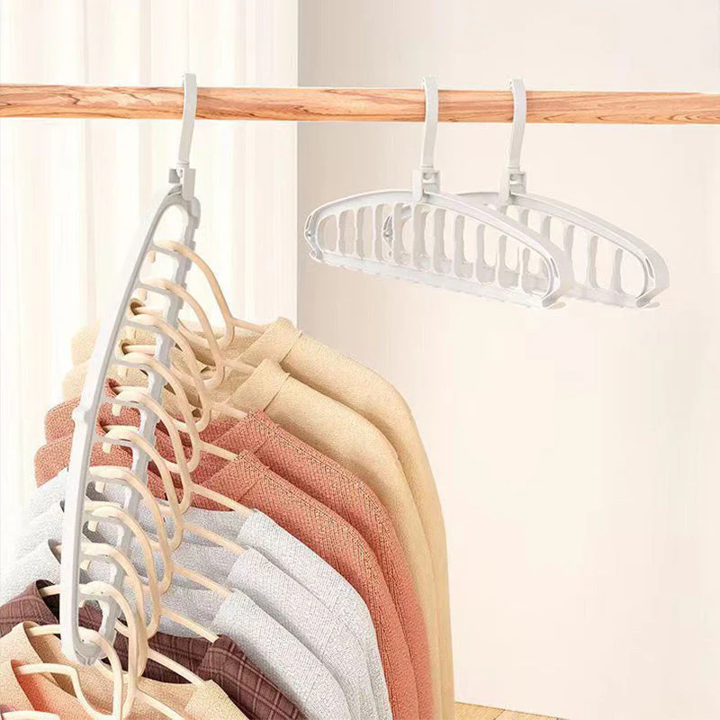 🥳New Year Specials🔥Multifunctional Foldable Clothes Hanger with 11-Hole