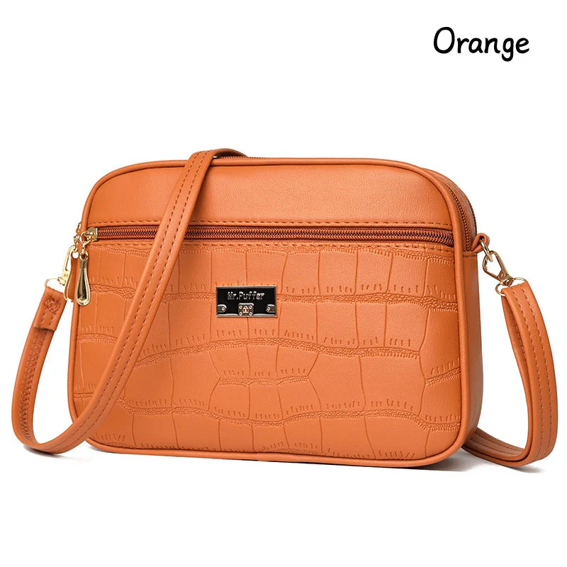 👜Women's Fashion Simple Faux Leather Crossbody Bag