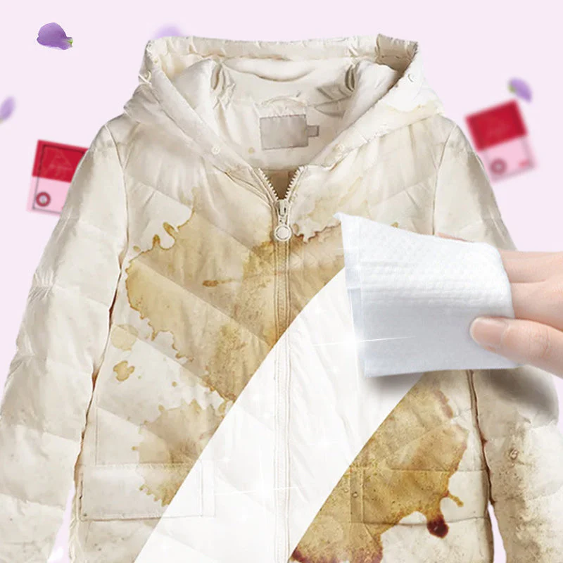 💥New Year Special Sale 💥 Portable Emergency Stain Removal Wet Wipes（BUY 3 GET 5 FREE）