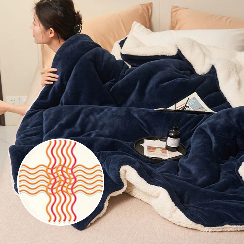 [Winter Gift] Double Layer Thickened Cashmere Blanket