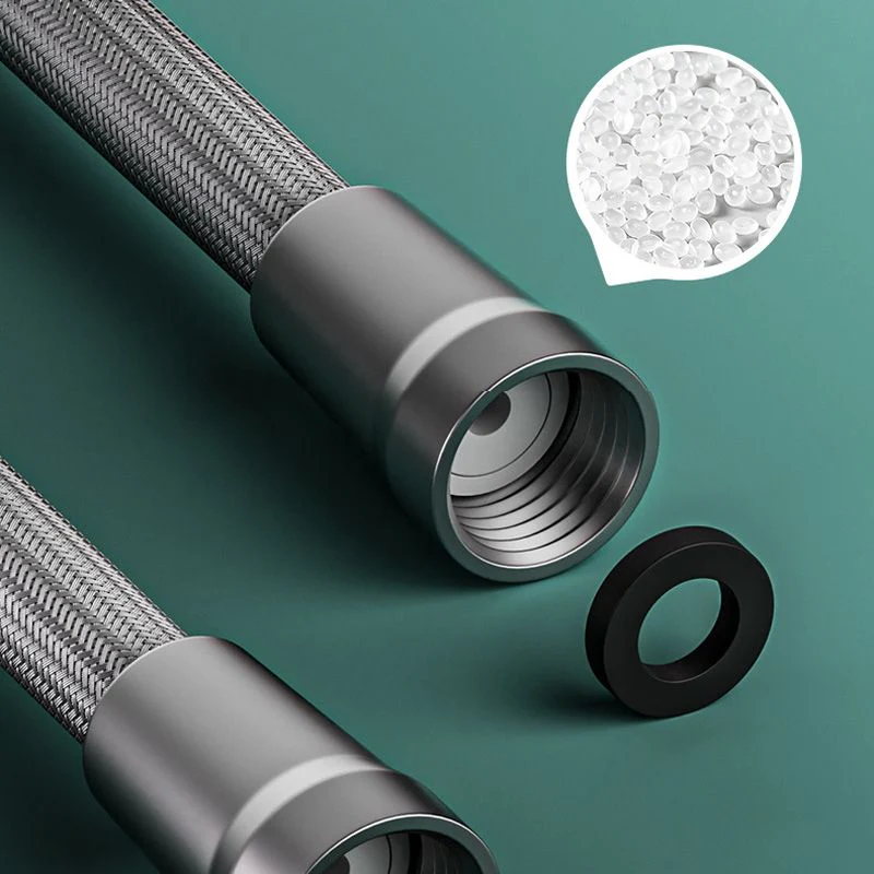 🚿✨ Improved explosion-proof braided shower hose – No more leaks or bursts! ✨🚿