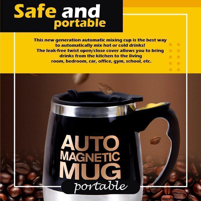 HOT SALE 🔥Stainless Steel Upgrade Magnetized Mixing Cup