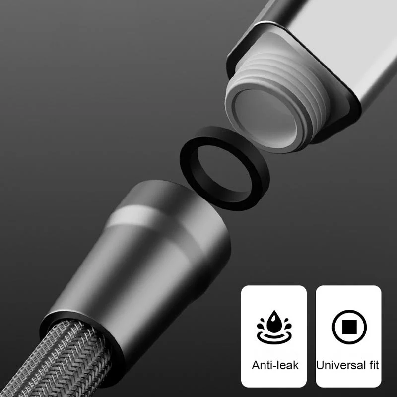 🚿✨ Improved explosion-proof braided shower hose – No more leaks or bursts! ✨🚿