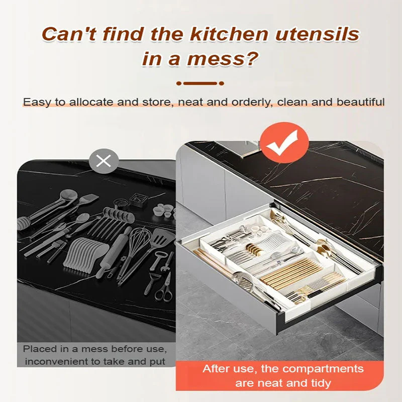 🎁Hot Sale 50% OFF⏳Expandable Household Divider Organizer for Kitchen