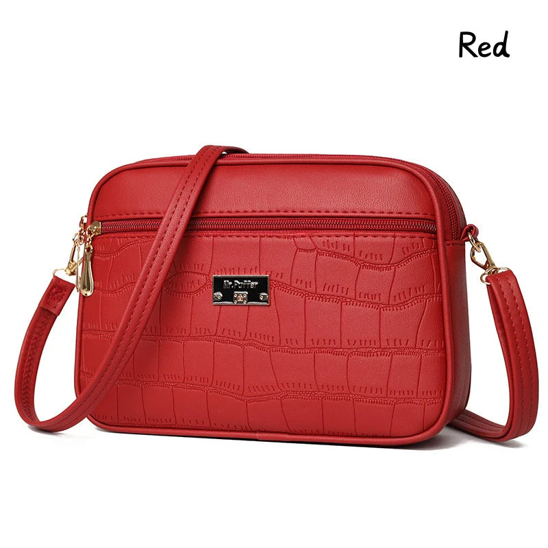 👜Women's Fashion Simple Faux Leather Crossbody Bag