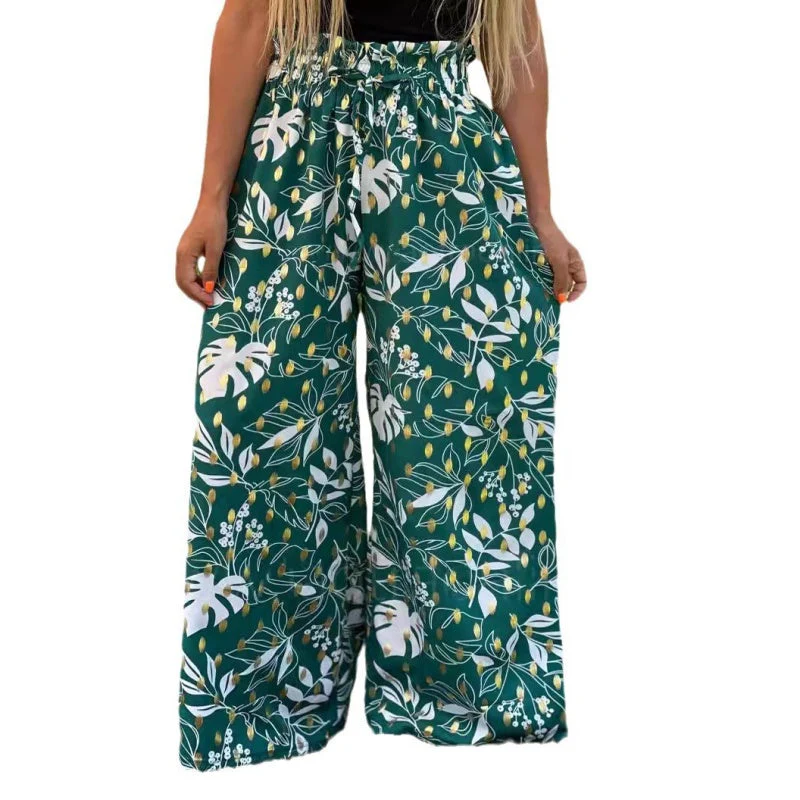 🔥Free Shipping🔥Women's Printed Wide Leg Pants