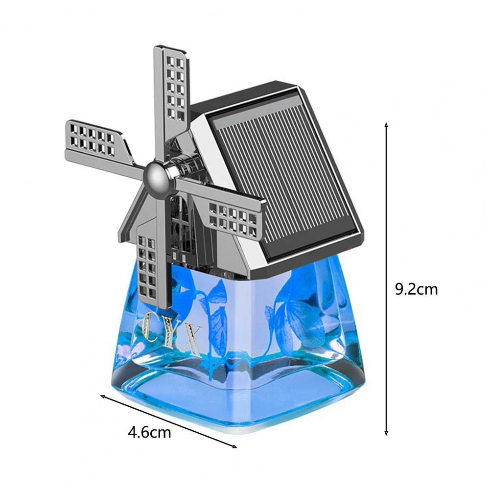 Windmill Solar Energy Rotating Aromatherapy Car Air Freshener（50% OFF）