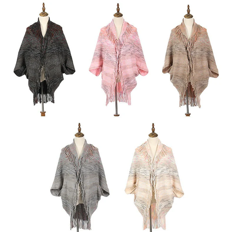 🌹🌹Women's Knitted Tassel Shawl Wrap